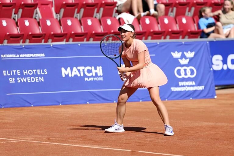 Discover Victoria Lacki, Sweden’s 15-year-old tennis prodigy, winning national and international tournaments and rising through the Tennis Europe Tour with remarkable dedication and talent.